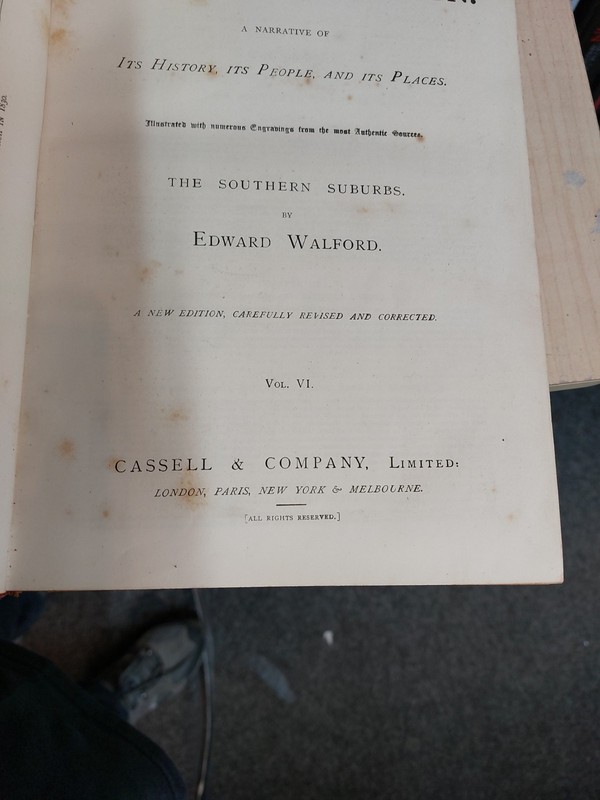 Old and New London, Vols 1-6, Cassell & Company gallery