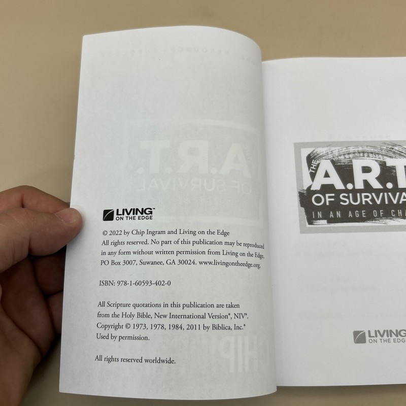 The ART of Survival in an Age of Chaos Chip Ingram 2022 Paperback Religion Book gallery