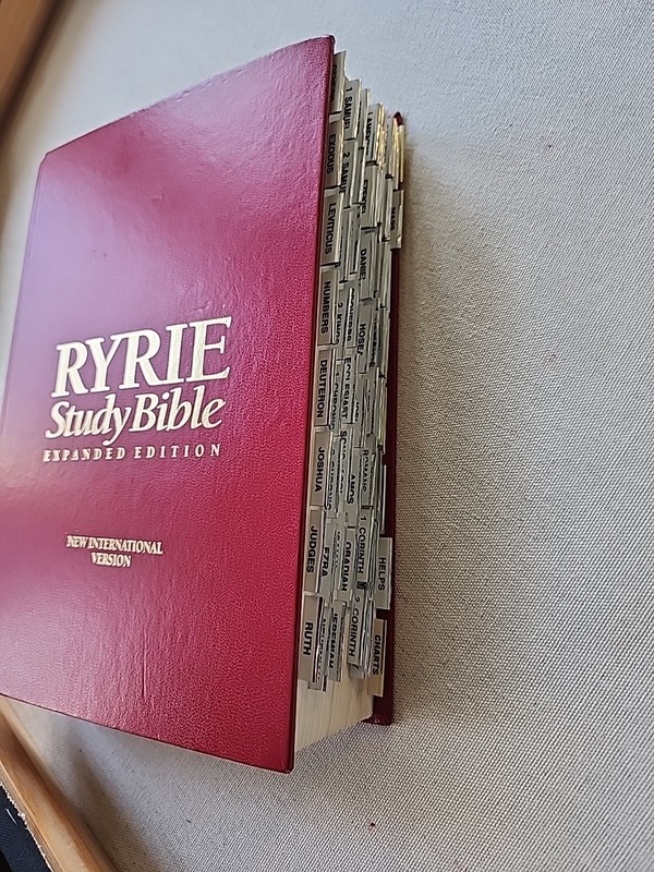 Ryrie Study Bible Expanded Edition NIV New International Version 1994 Tabbed