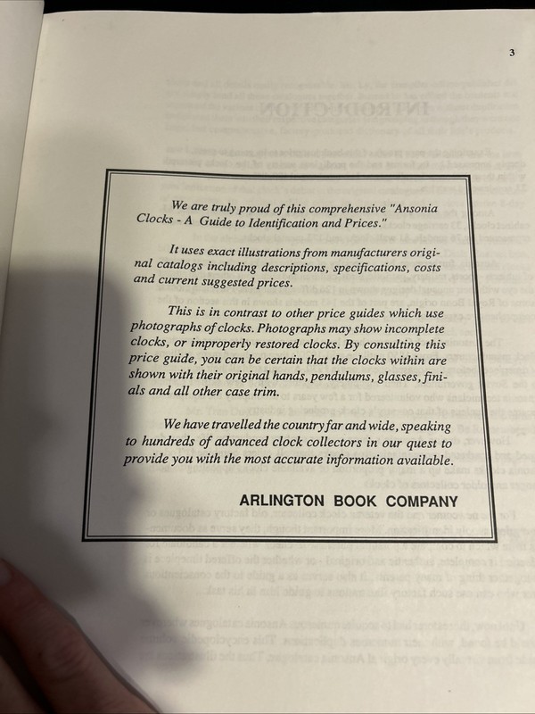 Ansonia Clocks History Identification & Prices 1989 Paperback Tran Duy Ly gallery