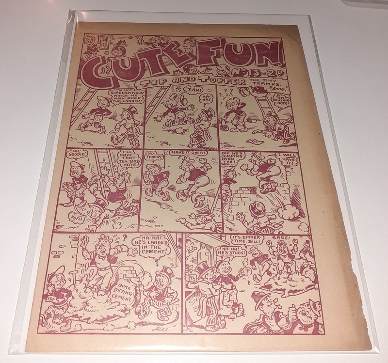 CUTE FUN no.36 Gerald G Swan UK 1947 very rare British Golden-Age