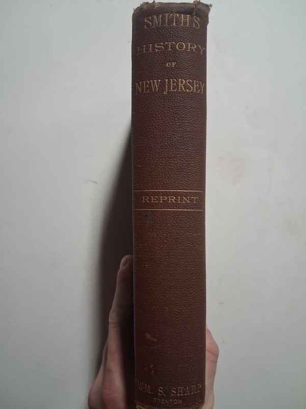 1890 The History Of The Colony Of New Jersey Samuel Smith Victorian Reprint gallery