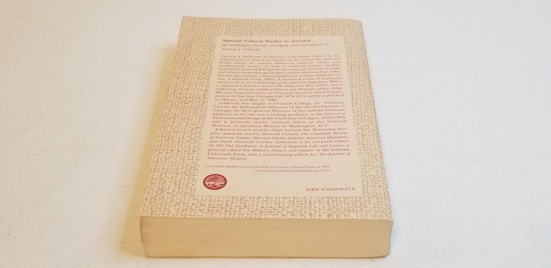 Material Culture Studies in America : An Anthology by Thomas J. Schlereth (1982, gallery