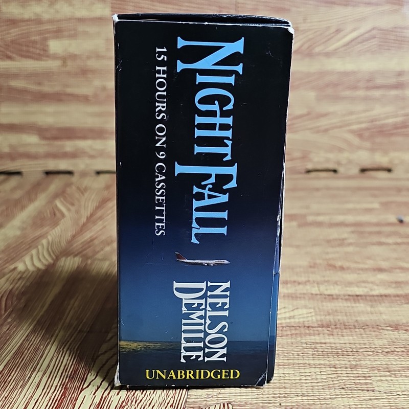 Time Warner AudioBooks Night Fall Nelson DeMille Unabridged Cassettes 15hr gallery