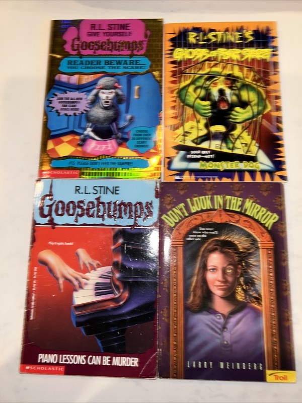 Goosebumps/Horror Books For Kids Lot Of 4.