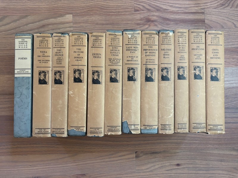 The Complete Works of Oscar Wilde – Patrons’ Edition DeLuxe (in 12 vols.) 1923