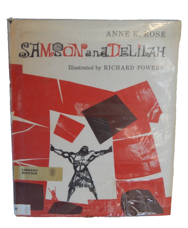 RARE Samson and Delilah by Anne K Rose Illustrated Richard M Powers 1968 HB DJ
