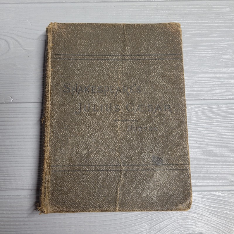 Shakespeare King Lear Tragedy School Edition Henry Hudson 1879 Hardcover Classic