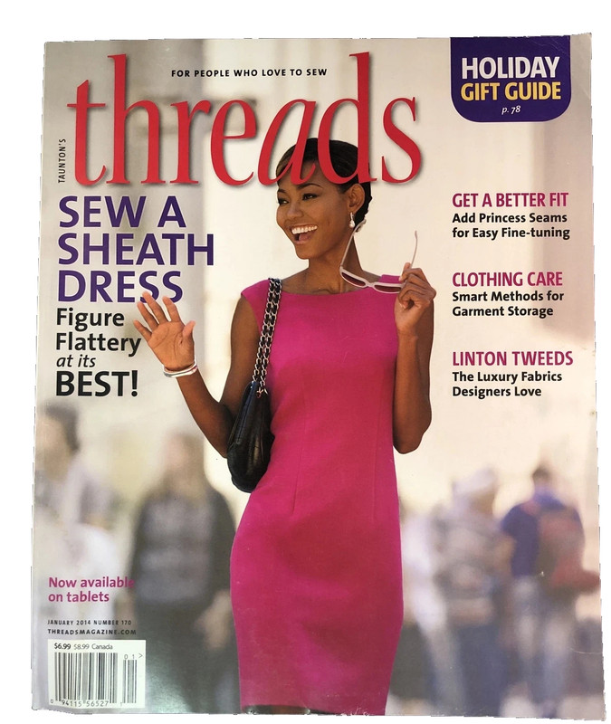 Threads Magazine 2014 Holiday Edition New 90 Pages January Fun Patterns Projects