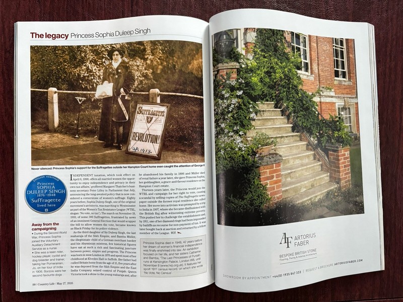 Country Life May 27 2026 Doddington Hall Chelsea Flower Show Sophia Duleep Singh gallery
