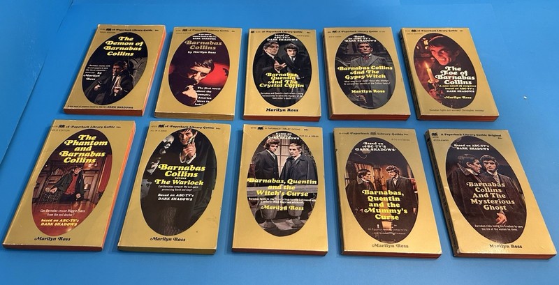 Lot Of 10 Barnabas Collins Dark Shadows Paperback Library Gothic Novels Books