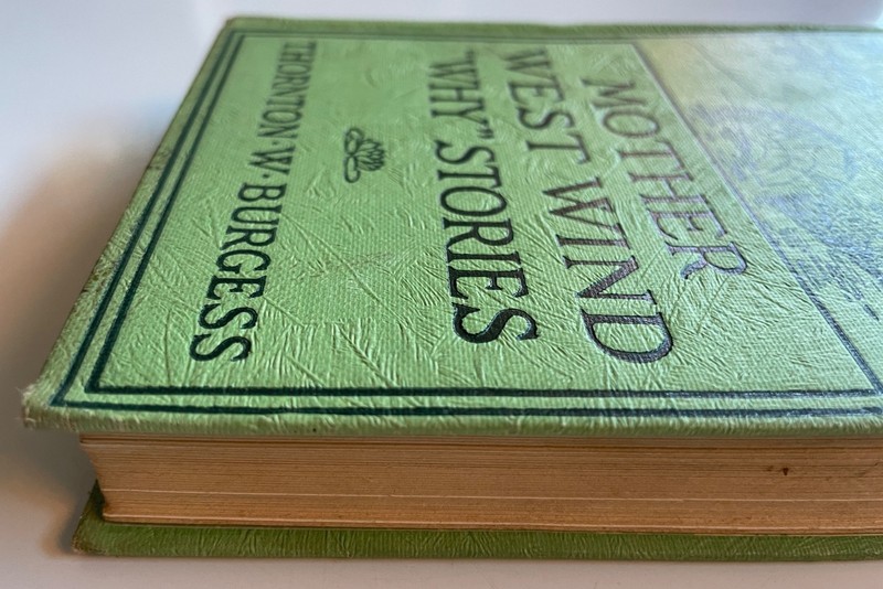 Mother West Wind “Why” Stories by Thornton W. Burgess 1915 FREE S/H! Spine Decor gallery