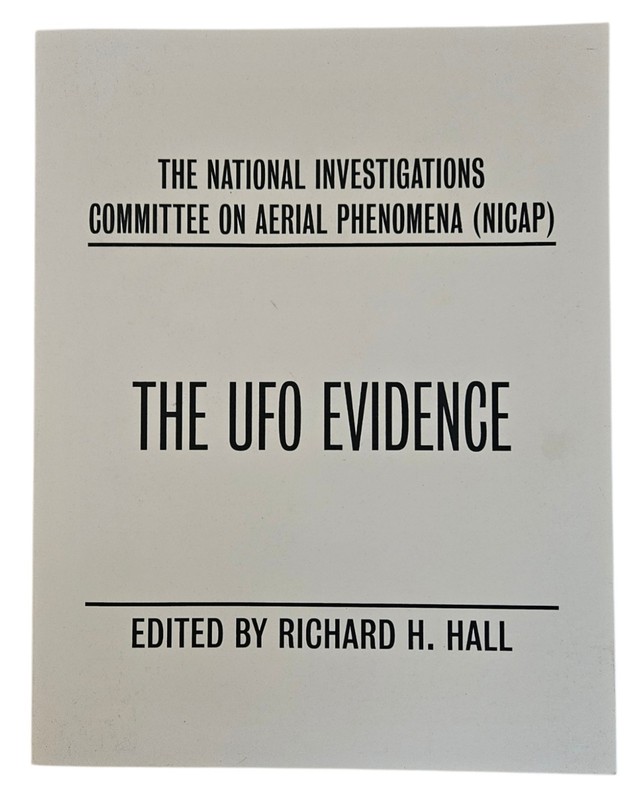 The UFO Evidence Trade Paperback Richard H. Hall 1997 Barnes & Nobles Book USED
