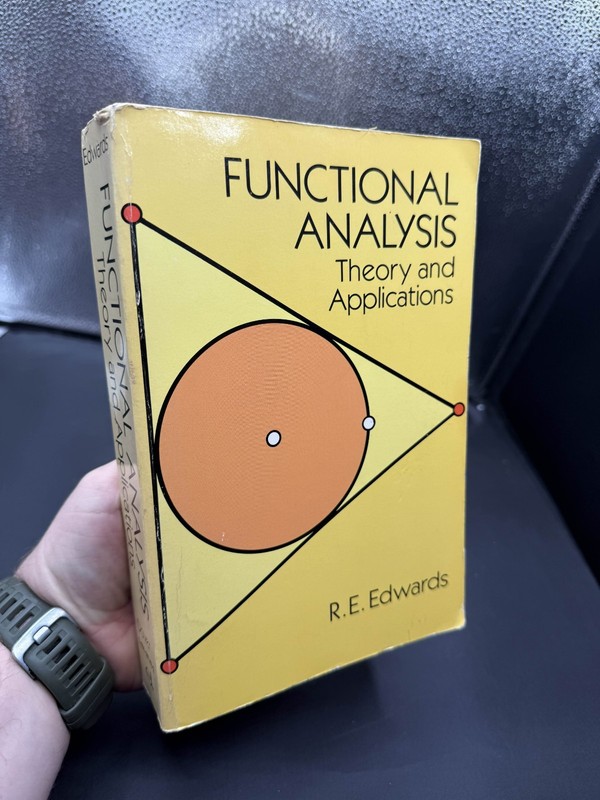 Functional Analysis Theory and Applications R.E. Edwards Dover Math Paperback