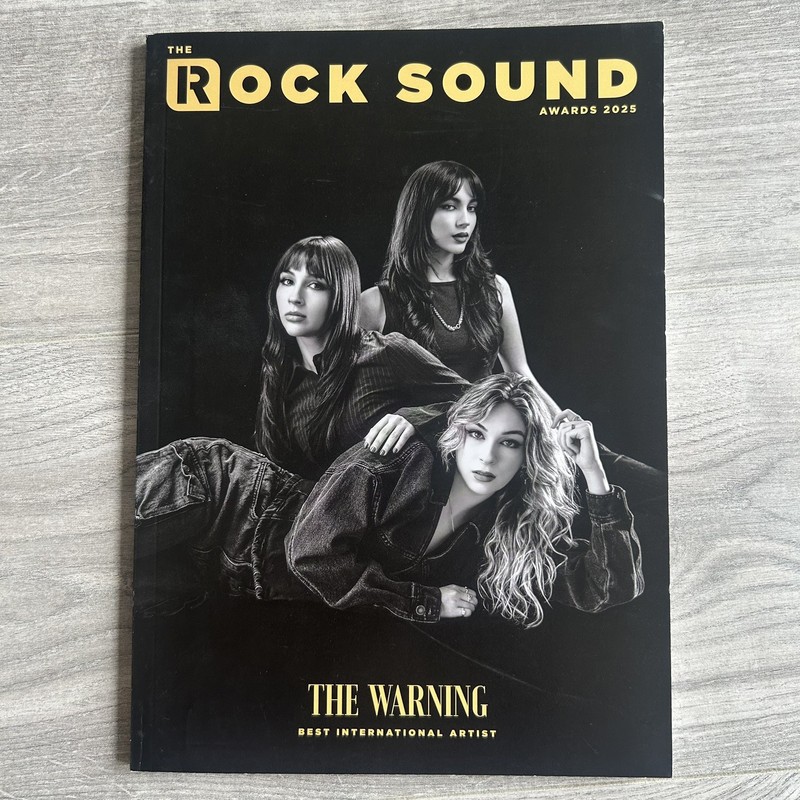 The Warning – Rock Sound Awards 2025 Magazine Full Band Cover