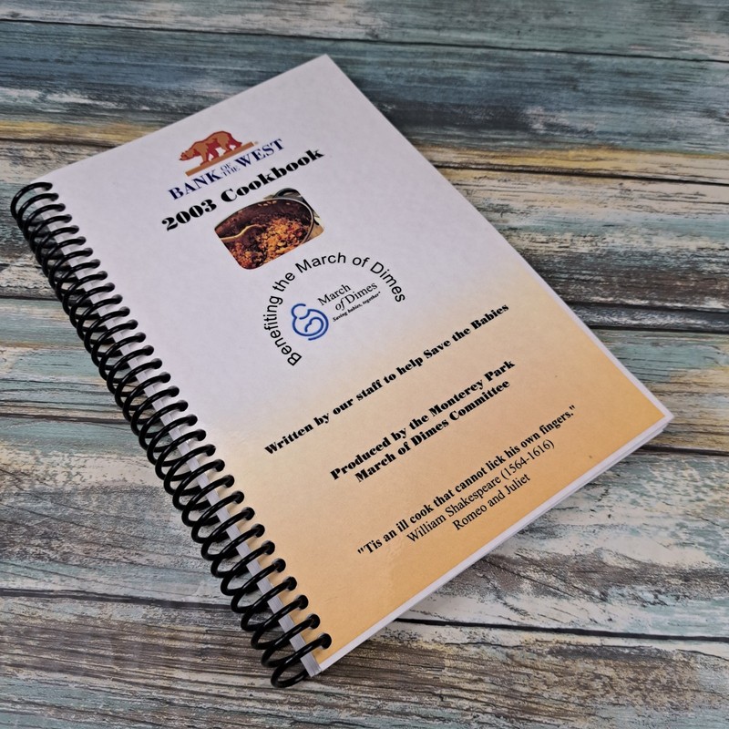Bank Of The West 2003 Cookbook