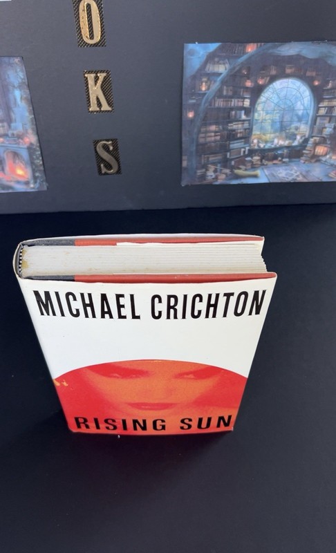 Michael Crichton The Lost World & Rising Sun Hardcover 1995 Alfred A. Knopf US gallery