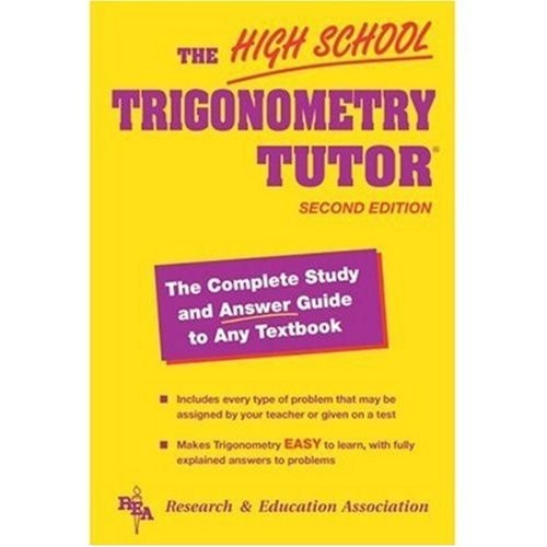 Trigonometry Tutor (High School S.), The Editors of Rea
