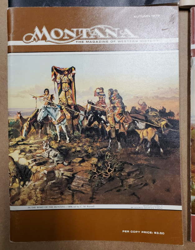 Vintage Lot Of 4 Montana The Magazine of Western History 1979 Bimonthly Magazine gallery