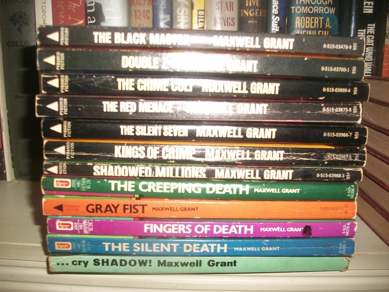 The Shadow 12 1970s Vintage Paperbacks Pulp Maxwell Grant Steranko Pyramid Jove gallery