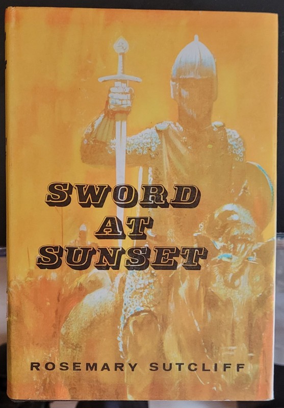Sword at Sunset, Rosemary Sutcliff 1963 1st Edition, 3rd Print, VG HC Ex-library
