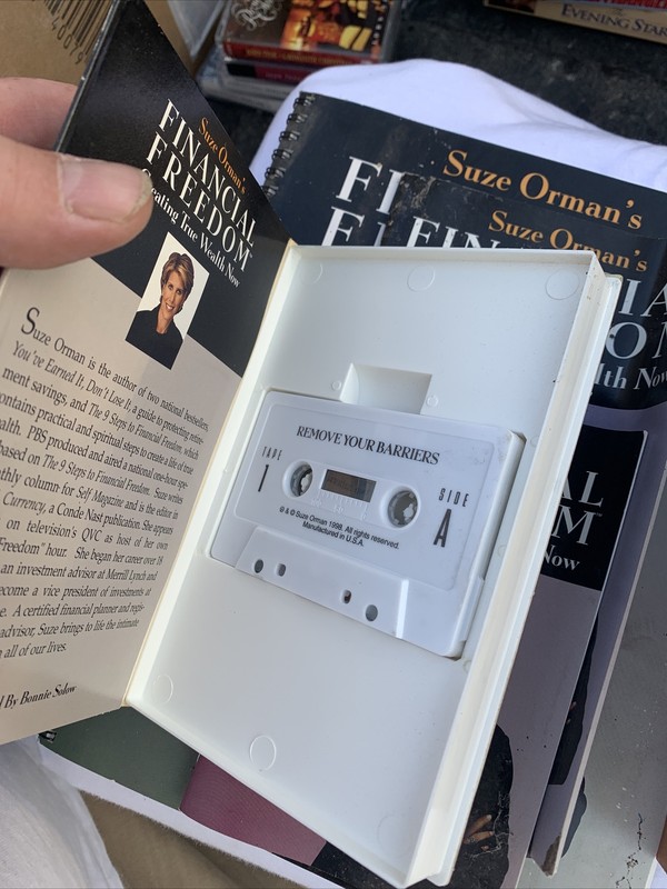 Suze Orman's Financial Freedom Audio Cassette Tape Set Creating True Wealth gallery