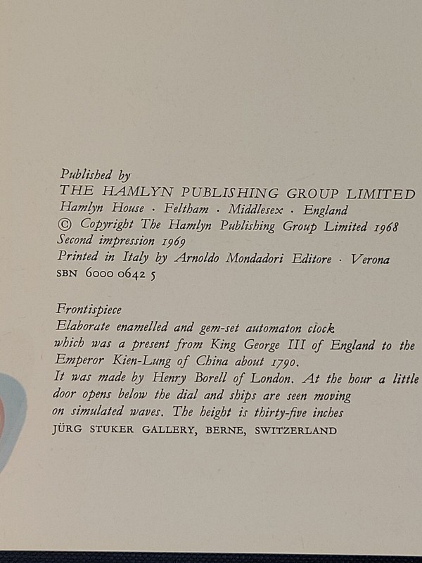 Clocks and Watches by Eric Bruton Illustrated Hardcover, 1969, Italy •Missing DJ gallery
