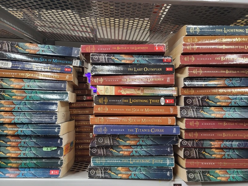 Percy Jackson Series by Rick Riordan – Complete Paperback Set