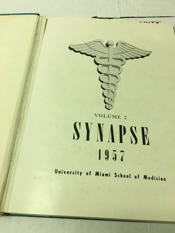 Synapse 1957 Yearbook University of Miami School of Medicine Vol. 2 gallery