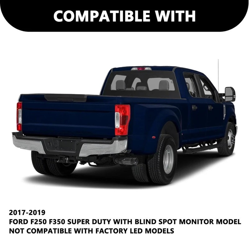 Halogen Tail Light Assembly Compatible with 2017-2019 Ford F250 F350 Super Duty gallery