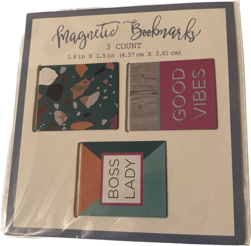 Design Group Magnetic Bookmarks – Set of 3