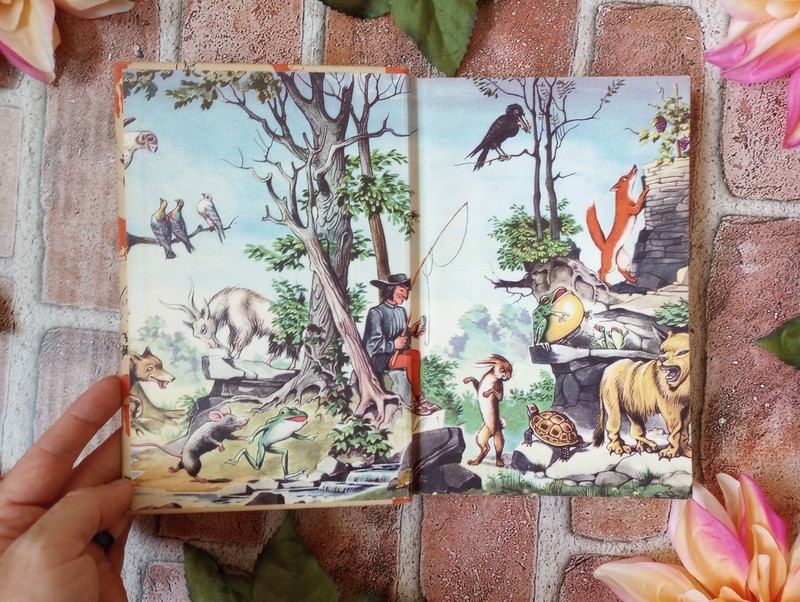 Aesops Fables Illustrated by Fritz Kredel Junior Library Vintage 1947 Hardcover gallery