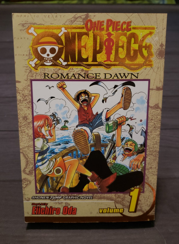 One Piece Volumes 1-3, Gold Foil Covers (3rd & 4th Editions) by Eichiro Oda