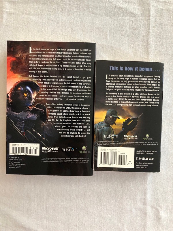 Halo Book Lot: The Cole Protocol/Contract Harvest gallery