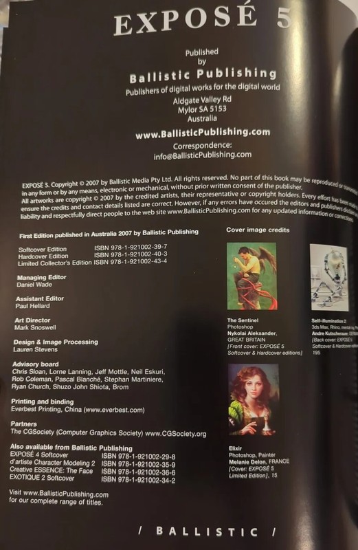 2x LOT- EXPOSE 5 + 9: THE FINEST DIGITAL ART IN THE KNOWN UNIVERSE Daniel P Wade gallery