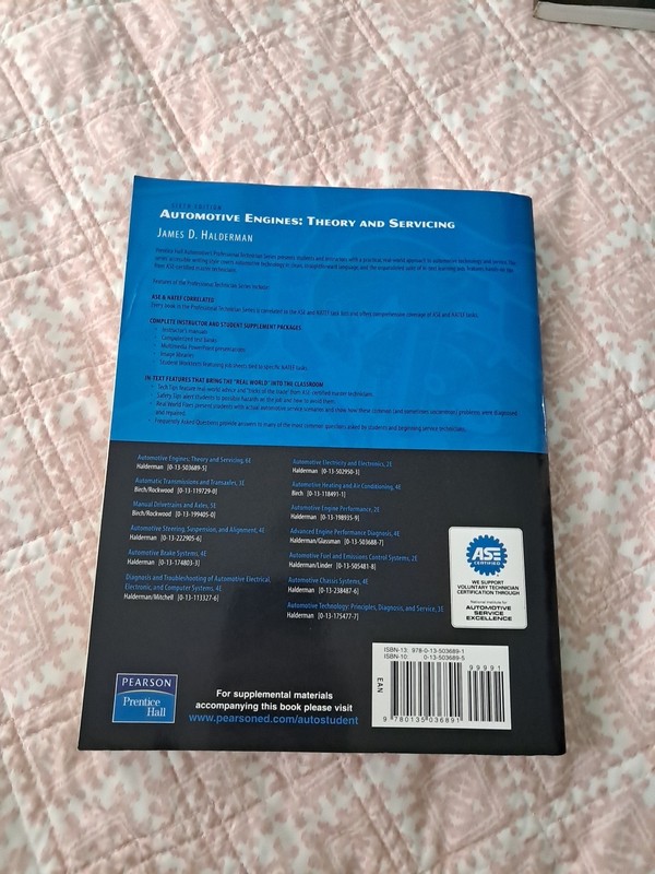 Automotive Engines: Theory and Servicing 6th Edition James D. Halderman gallery