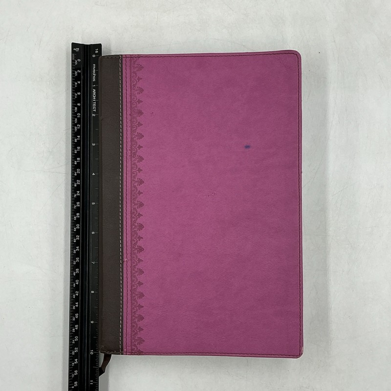 Zondervan NIV First Century Study Bible Dobson Italian Duo Tone Chocolate Orchid gallery