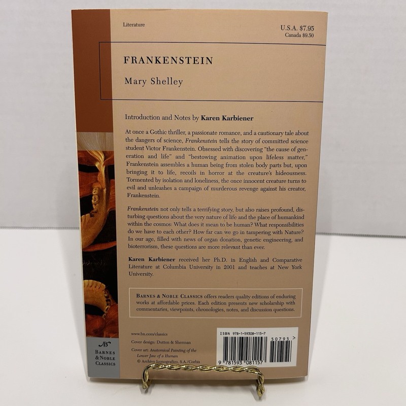 Mary Shelley Frankenstein Barnes and Noble Classics Series Paperback gallery