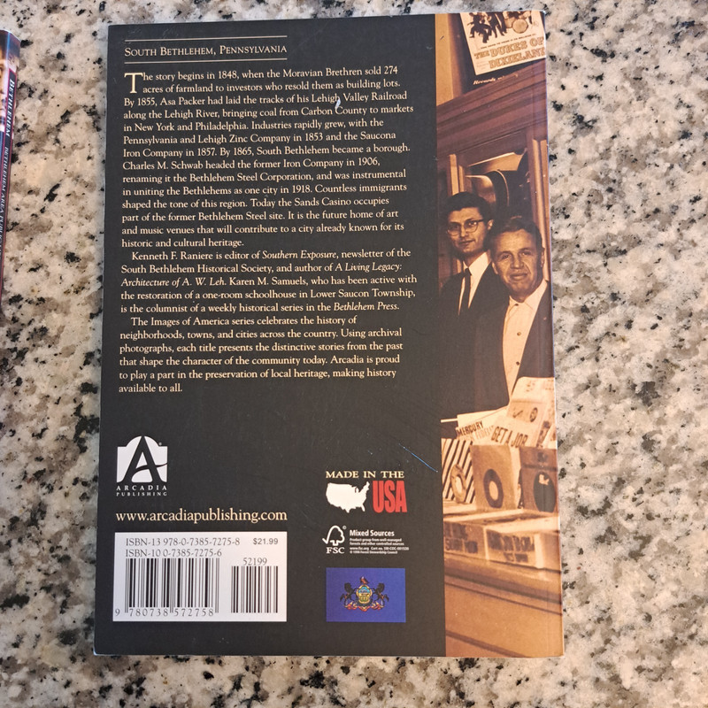 Images of America Ser.: South Bethlehem by Karen M. Samuels, Kenneth F. Raniere gallery