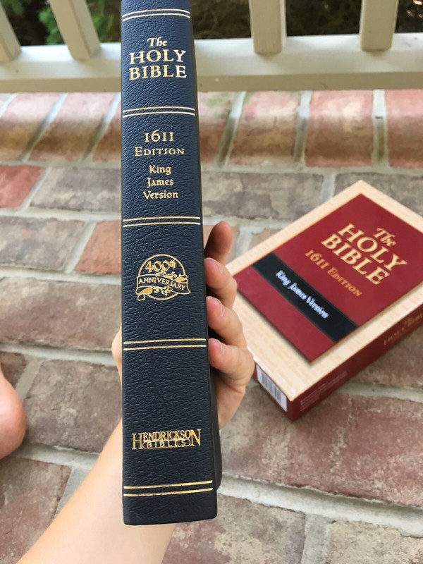 KJV 1611 Bible | Bible with Apocrypha | 400th Anniversary Ed | Genuine Leather gallery