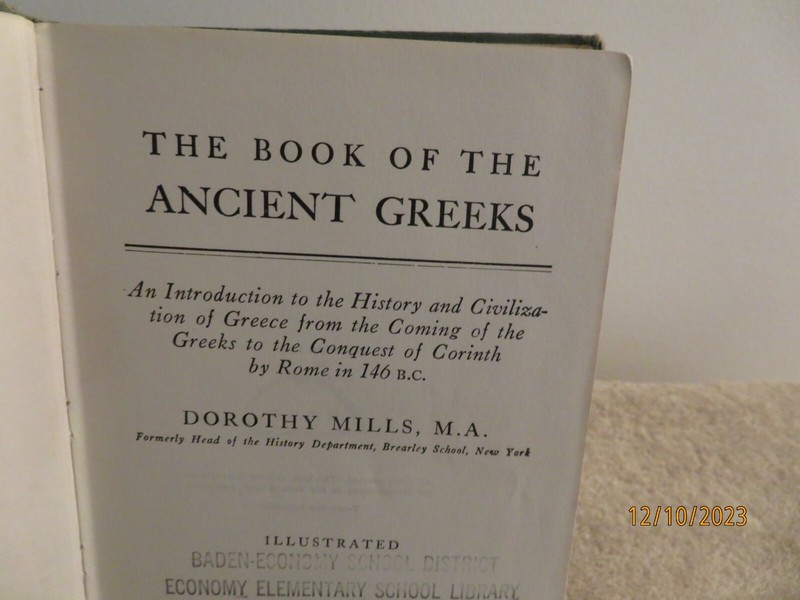 The Book of the Ancient World Dorothy Mills 1925 with Maps Ex-Library HC gallery
