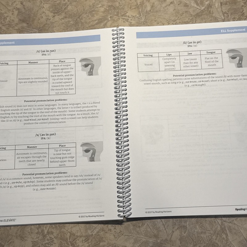 Reading Horizons ELEVATE Teacher's Manuals - Ch4 &6 + Supp Materials - Like New gallery