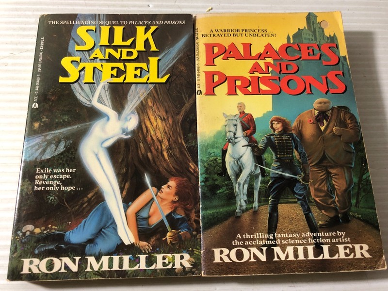 b Ron Miller PALACES and PRISONS & SILK and STEEL Bronwyn Series 1st ACE 1990’s