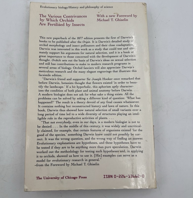 Second Edition Revised | Darwin Orchids Fertilisation | Vintage Botanical Sci gallery
