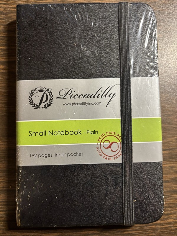 Piccadilly Small Blank Journal – Plain Paper – In Original Packaging