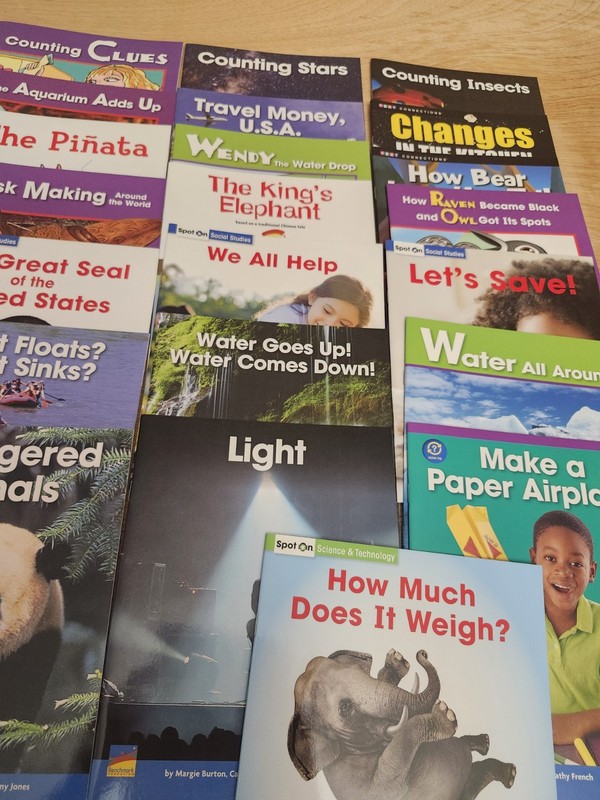 Lot of 30 Benchmark Education Books ~ VGC ~ Homeschool, Early Learning gallery