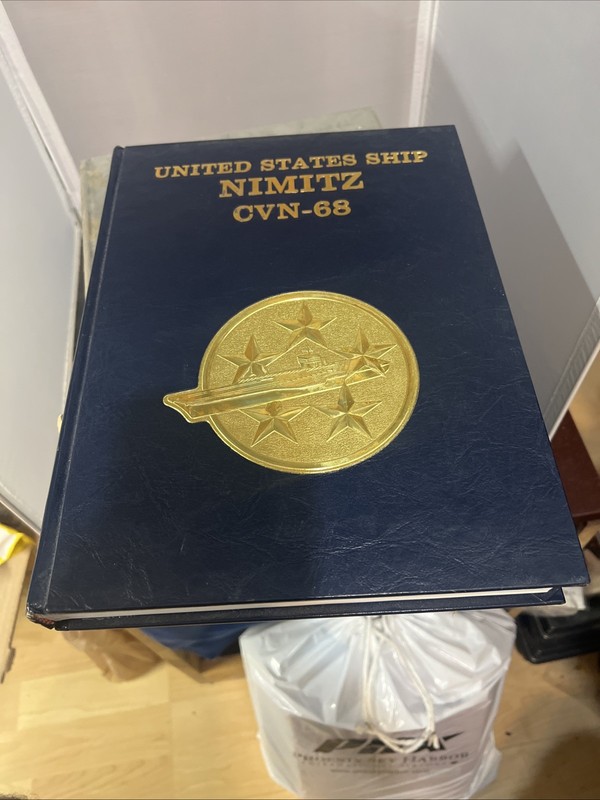 United States Ship Nimitz Cvn-68 1991-1993 Yearbook Excellent