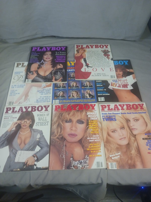 Playboy Magazine Lot 1989 -Lot Of 8 Issues (8 Issues)