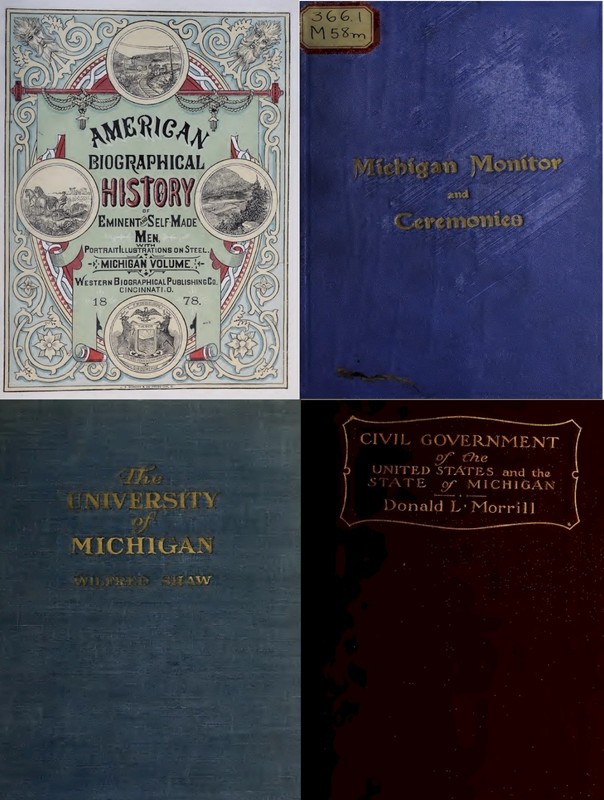 Michigan History Genealogy Ancestry Family Records Vol. 1 – 111 Old Books on DVD