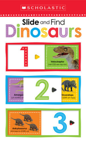 Slide and Find Dinosaurs (Scholastic Early Learners) – Hardcover – GOOD